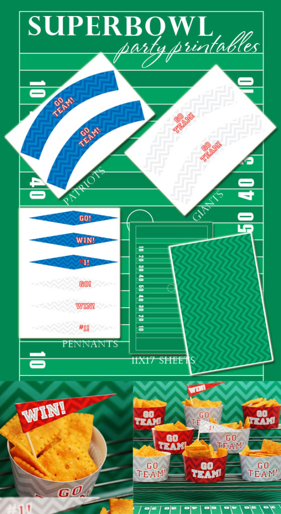 Free Super Bowl Printables!- B. Lovely Events