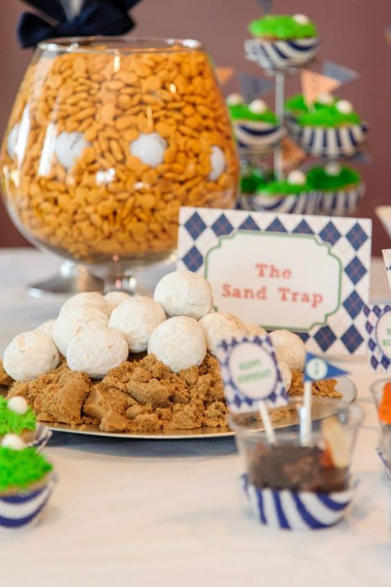 Golf Party Sand Traps- See More Golf Party Ideas On B. Lovely Events