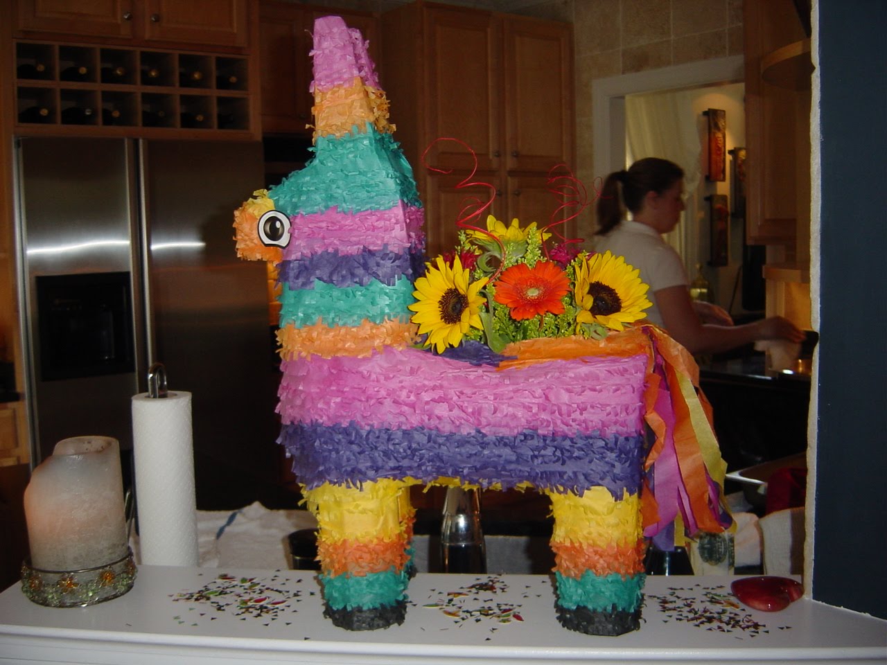 Pinata cinterpiece for cinco de mayo