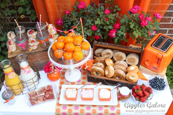 Mothers Day Brunch Bagel Bar Party