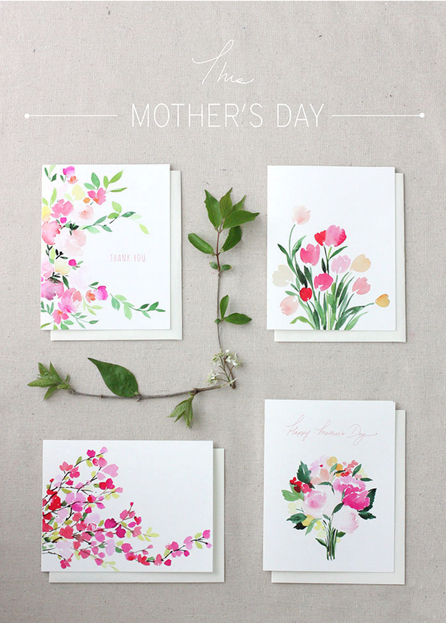 set of 4 free mother's day printables