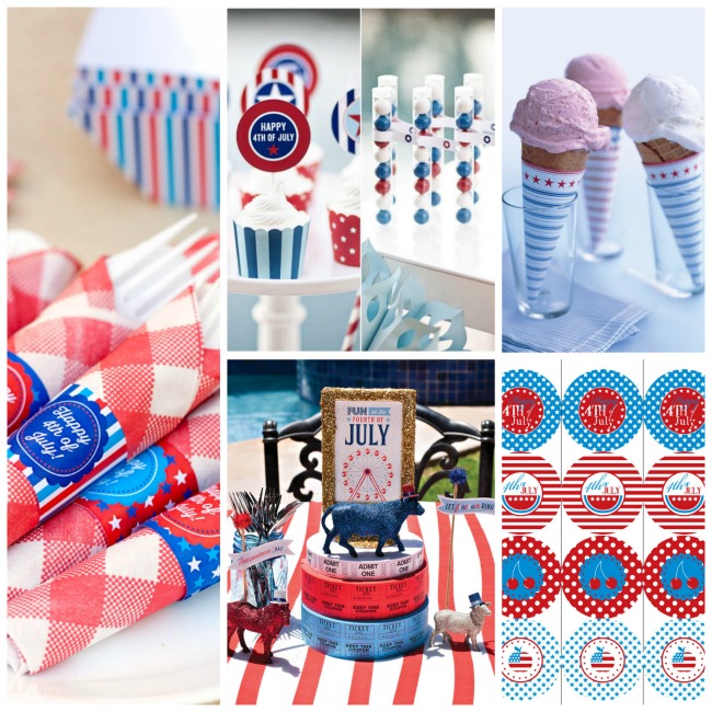 4th Of July free Printables!- B. Lovely Events