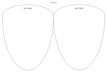 free wedding fan programs & free wedding fan templates in 4 different shapes (1)