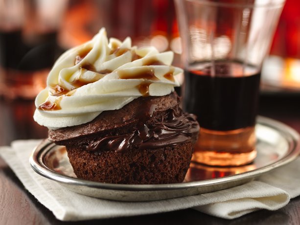 Boozy Bourbon Alcohol Infused Cupcakes