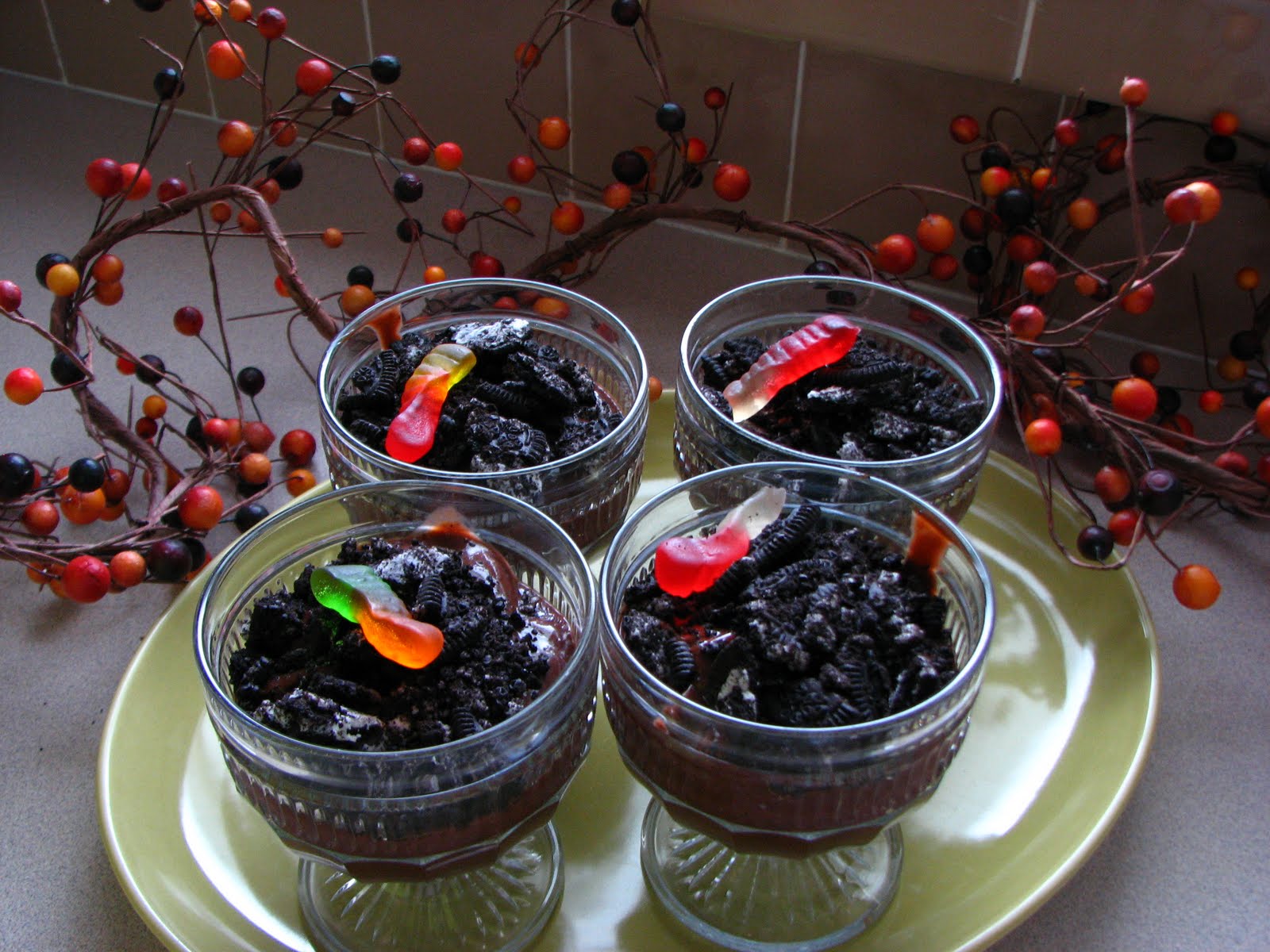 Dirt Cups for Dirty Thirty birthday Party