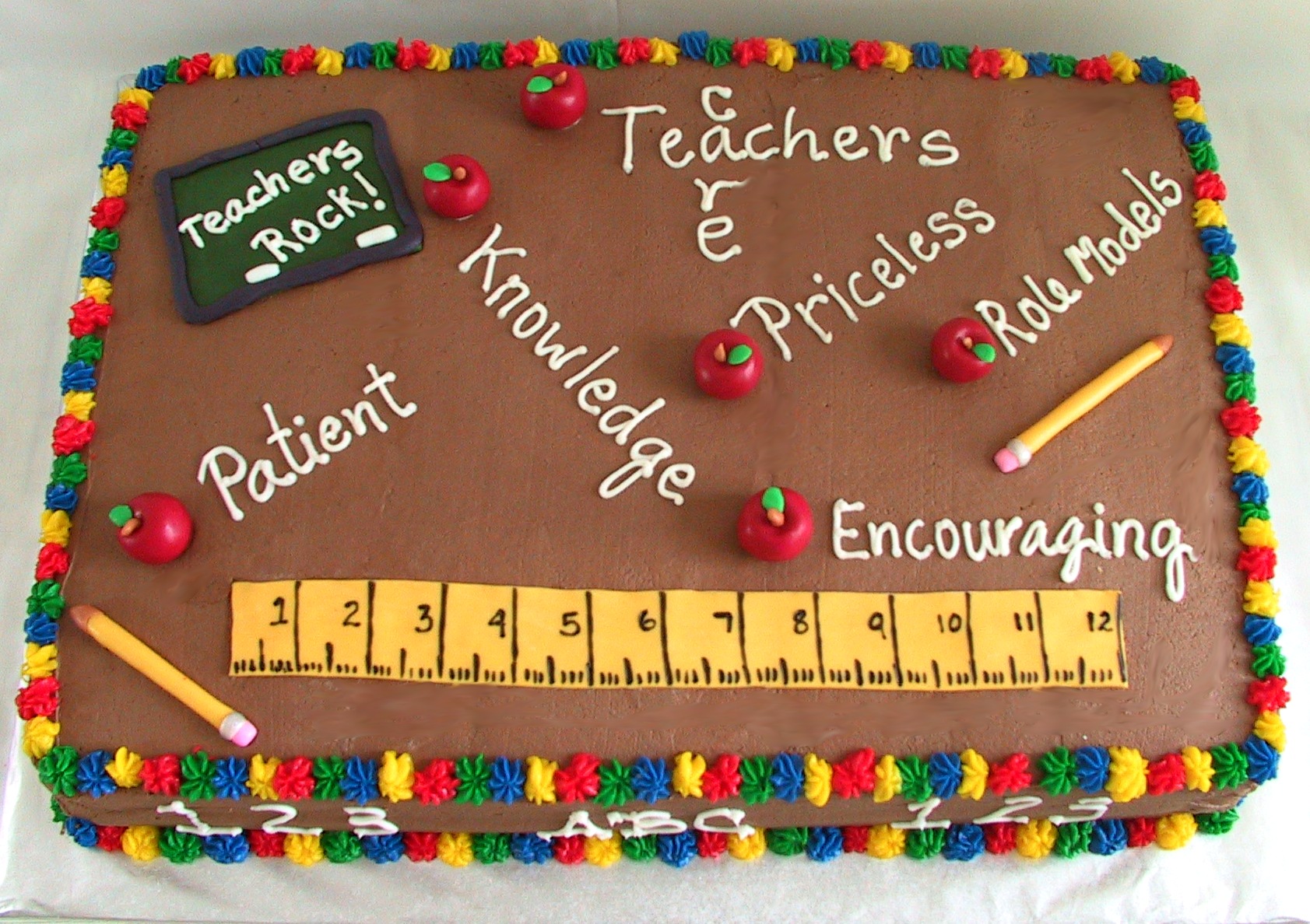 Back To School Party Cake