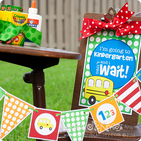 Free Back To School Printable Banner and Sign