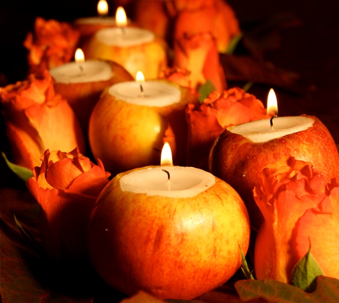 Apples candles for Fall