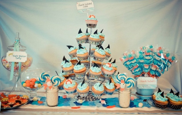 Cute set up for a shark party