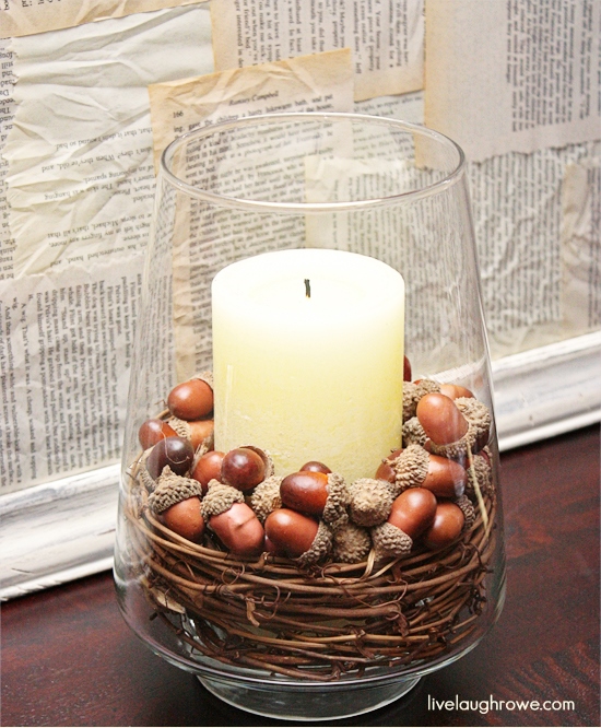 DIY Fall Inspired Decor with Nuts