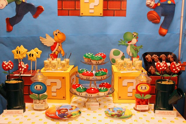 Mario themed birthday party-B. Lovely Events