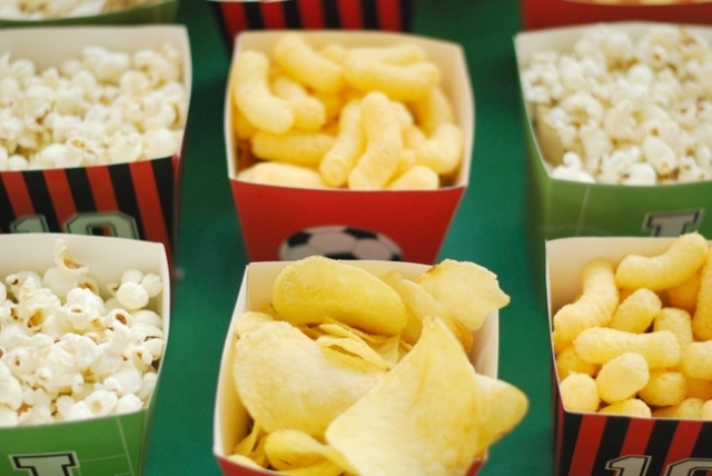 Soccer Party Snack boxes