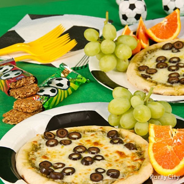 Soccer ball pizza