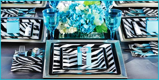 Zebra Print Party Set From Party City For A Sweet 16!