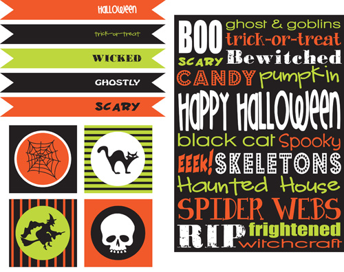 Amazing Halloween Free Printable Set