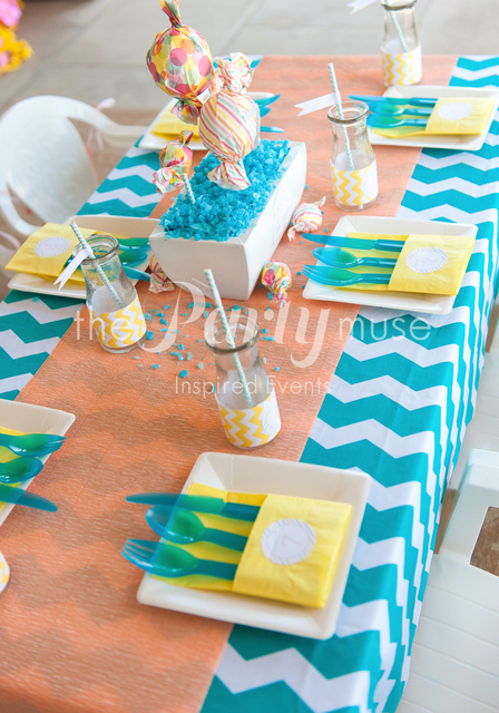 Candy Party Centerpieces-too cute