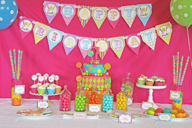 Candy Party Dessert Table