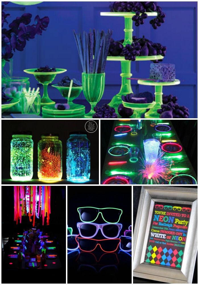 Glow In The Dark Party Ideas!! Check Out How Many Cool Ideas You Can Do