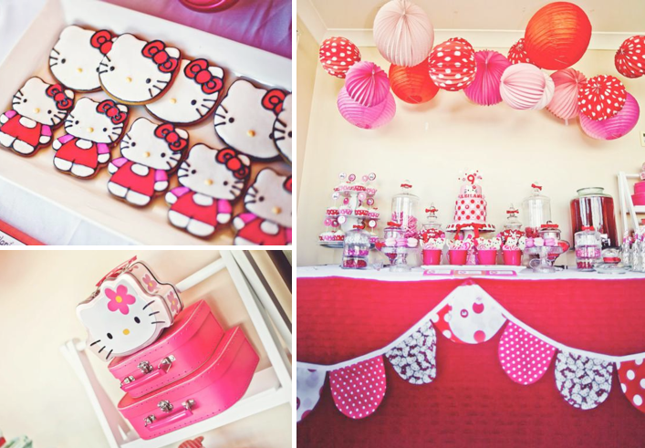 Hello Kitty Party table