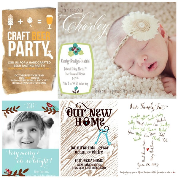 Invitations and More From Small Moments