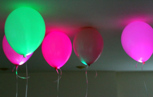 LED Balloon for a Glow Party. See More Glow In The Dark Party Ideas On B. Lovely Events