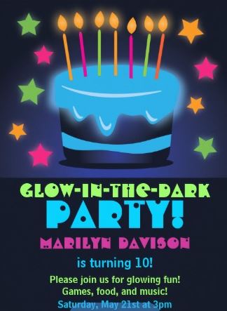 Neon Glow In The Dark Invitation. See More Glow In The Dark Party Ideas On B. Lovely Events