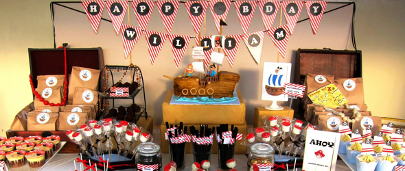 Pirate Party Birthday-love these desserts