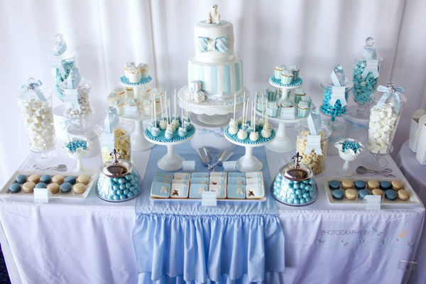 Shades of Blue Party For A Bar Mitzvah