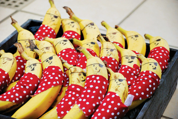 banana pirates for a pirate party!
