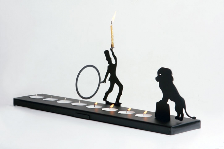 Love how cute and whimsical this Menorah is!