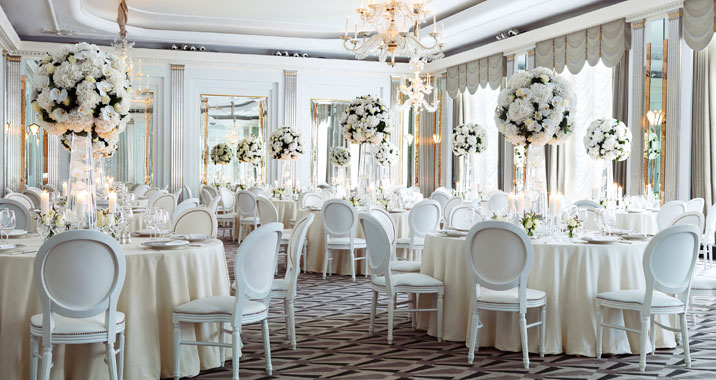 Luxury white wedding