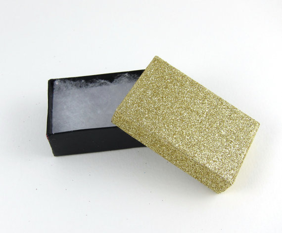 Gold Glitter Favor boxes