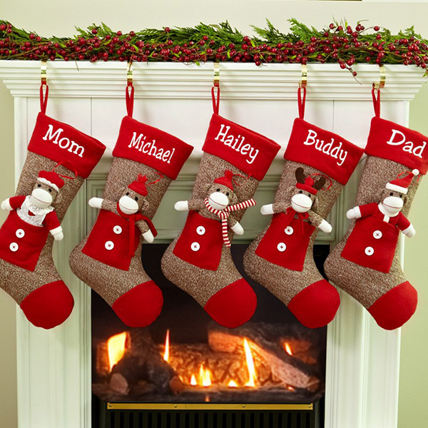 Sock Monkey Christmas Stockings!
