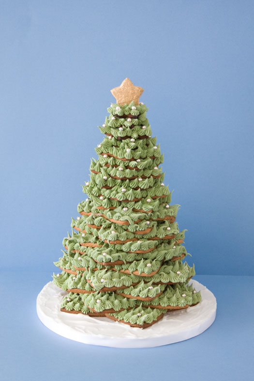 Stacked Christmas Tree cookies