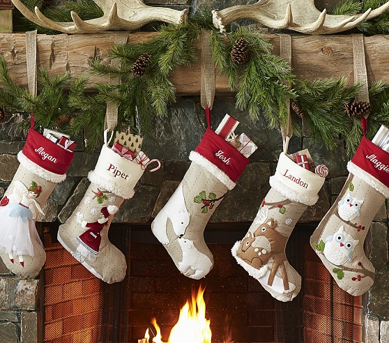 Woodland Christmas Stockings