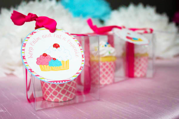 Cupcake Party favors- B. Lovely Events