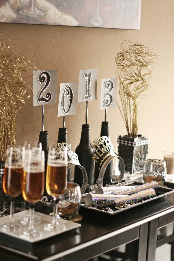 Fabulous New years Eve table set up