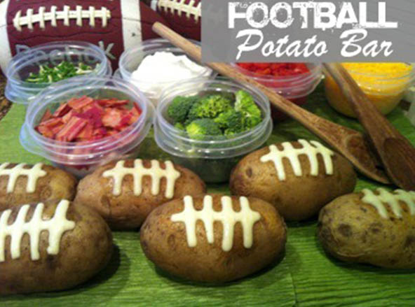 Football party Potato Bar