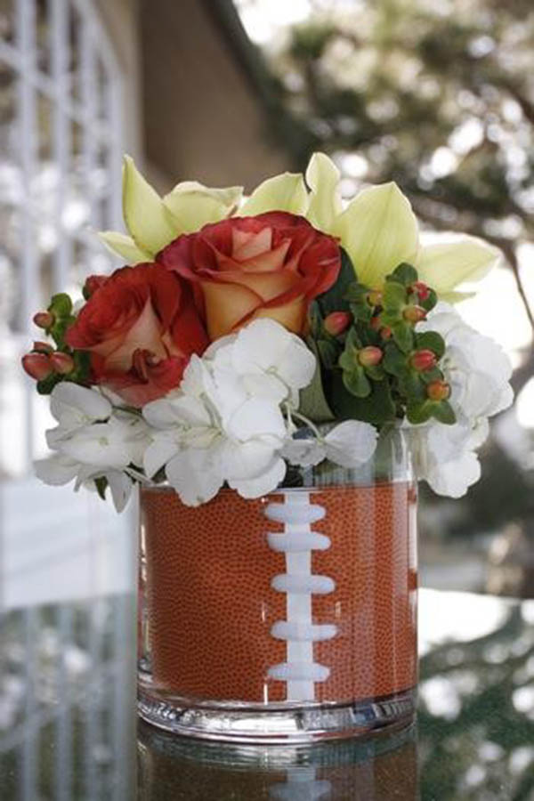 Great football party centerpiece