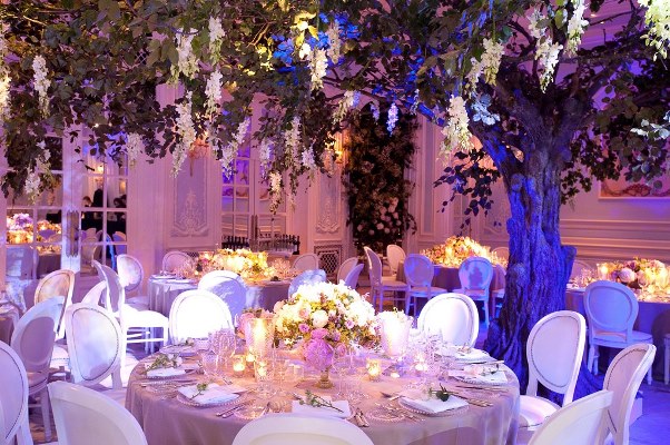 Indoor garden wedding