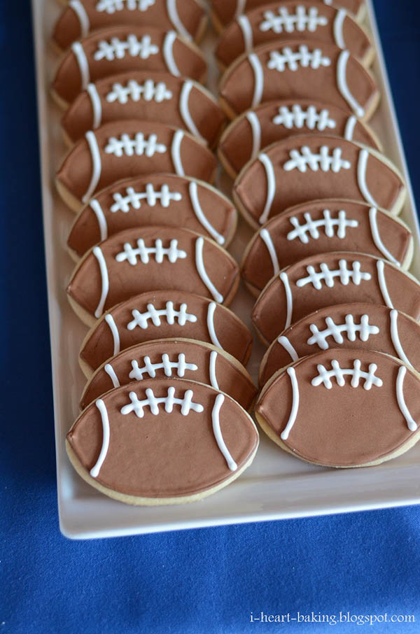 Love these football cookies