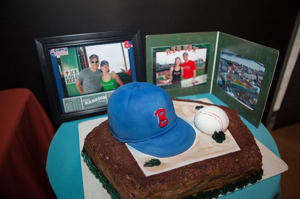 Red Sox grooms cake