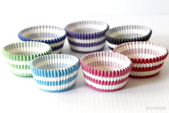 stripe cupcake liners for a party!