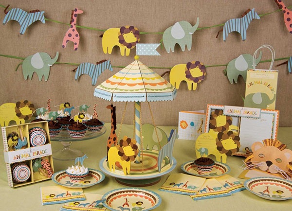 Baby Shower Centerpieces for Boys Safari Animal Theme