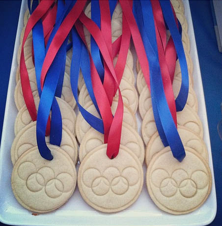 Cute Olympic Medal Cookies