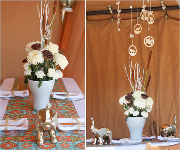 Love the look of this safari baby shower