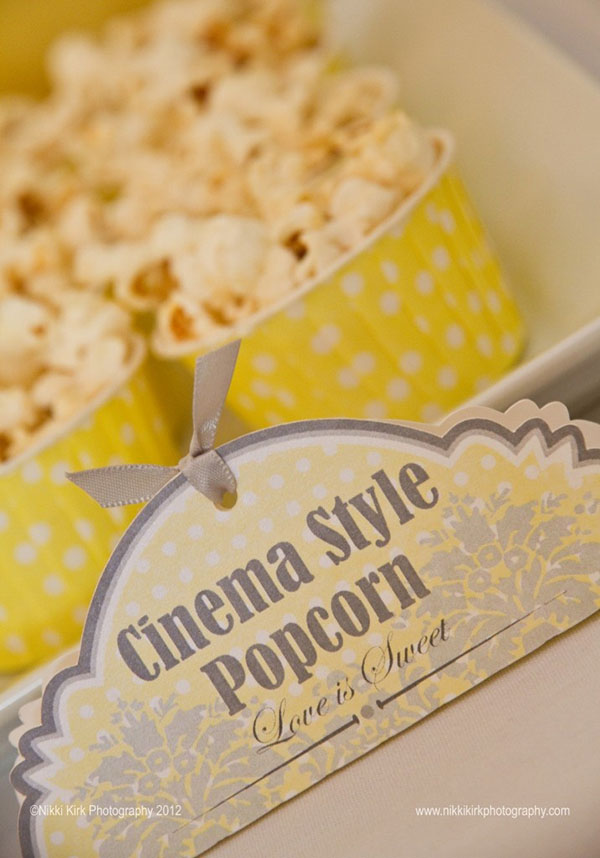 Popcorn in mini containers-yes!