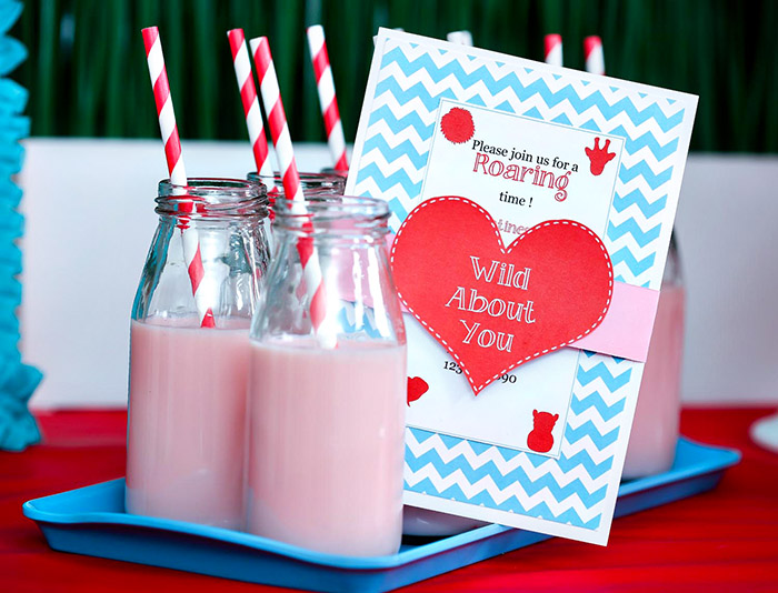 Wild About You Valentine's Day Invitation - B. Lovely Events
