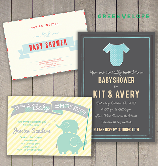 Get Free Baby Shower invites with our giveaway from Greenvelope