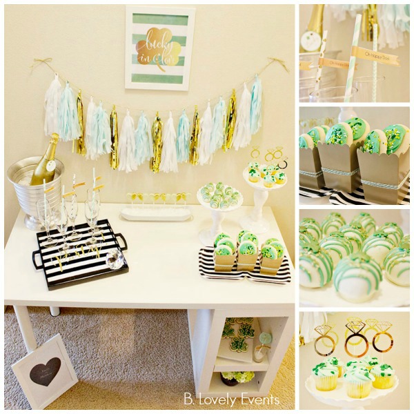 Lucky In Love Engagement Party With SO Many Lovely Ideas! -B. Lovely Events